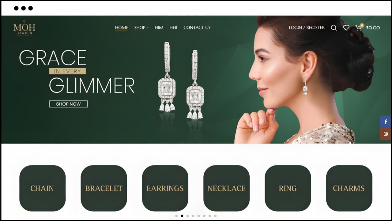 MOH Jewels E-Commerce Website